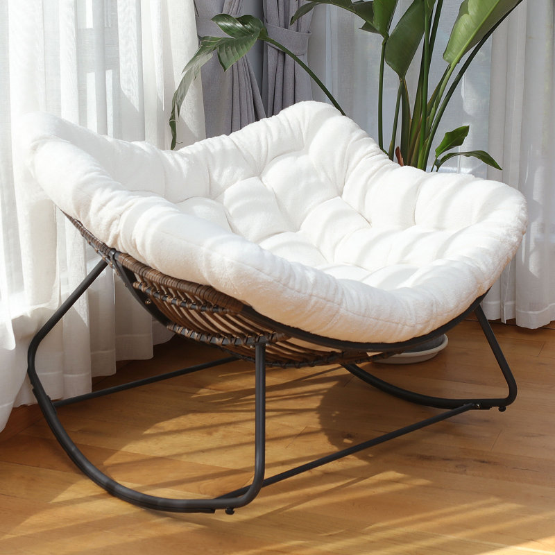 Bay Isle Home™ Akishia Metal Rocking Chair & Reviews | Wayfair